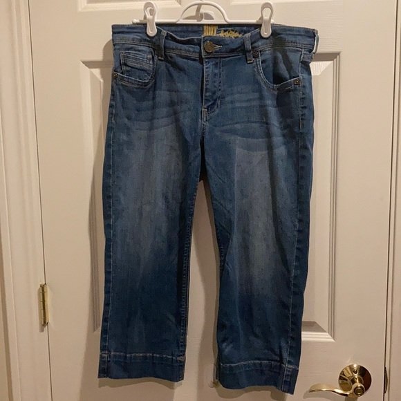 Blue Denim Capris - Picture 1 of 7